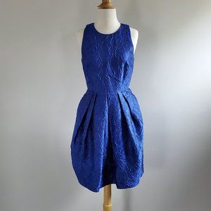 Cutaway Dress, Royal Blue